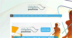 Desktop Screenshot of circuitocidadespaulistas.com.br